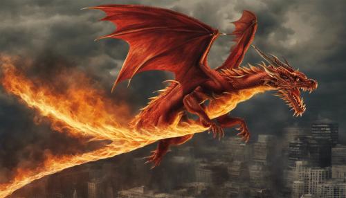 Eminem flying fire dragon