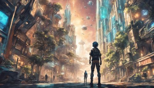 starfield Bethesda game human explorer in city of new atlantis