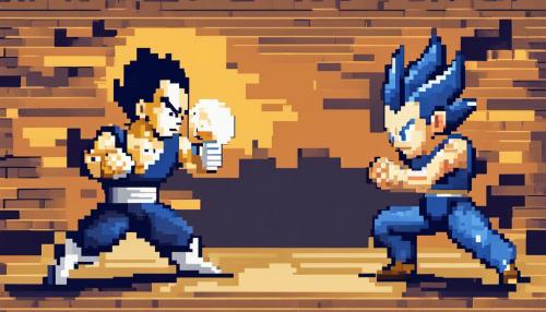 Vegeta and trunks fight dragon ball