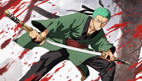 Roronoa Zoro with enma sword