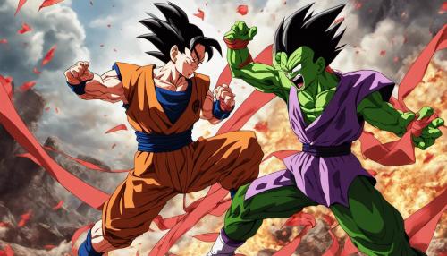 Gohan and Piccolo fighting against Red Ribbon Army, Movie CGI, HD, masterpiece, detailed, Dragon ball super: Super Hero 