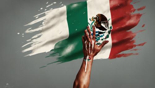 Johnny silver hand tears Mexican flag