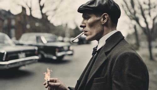 Thomas Shelby smoking