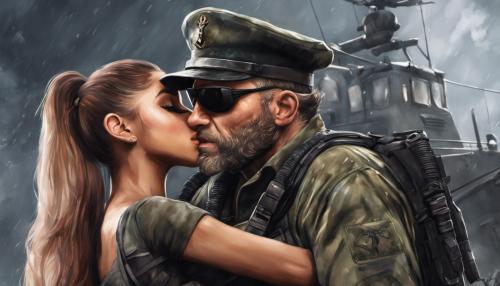 Captain price kissing ariana grande