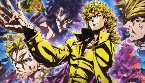 Dio brando from jojo's bizzard adventure with za world