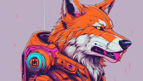 Orange wolf