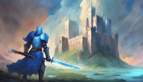 Castle crashers blue knight realistic