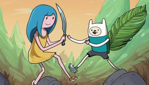 Adventure time fin vs fern