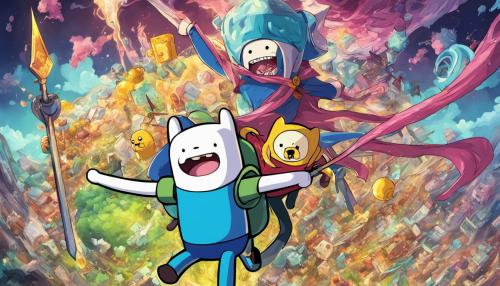 Adventure time fin being heroic