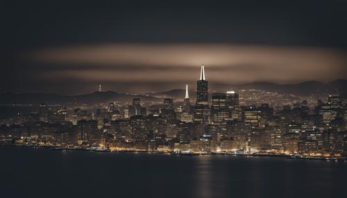 View of san Francisco night