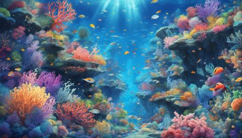 Coral reef full of life