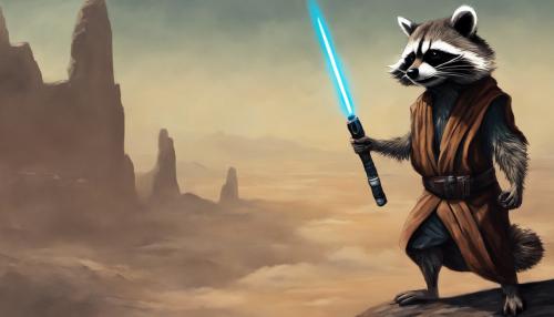 Raccoon jedi