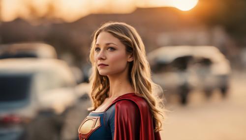 Melissa Benoist Super Girl Sunset 