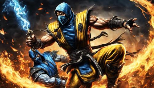 Mortal kombat scorpion sub zero fight