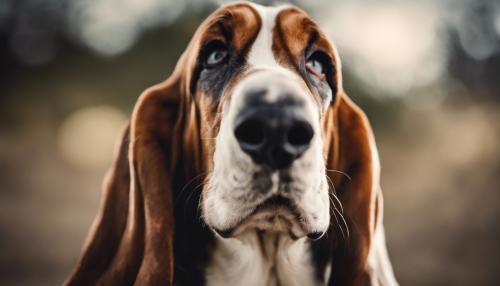 Basset Hound smiling