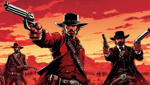 Red Dead redemption gun fight 