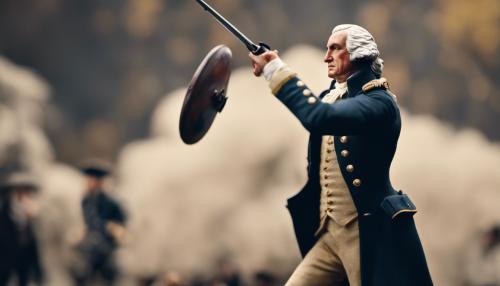 George Washington fighting the British 