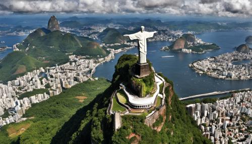 Christ the Redeemer statue in Brazil beautiful views 