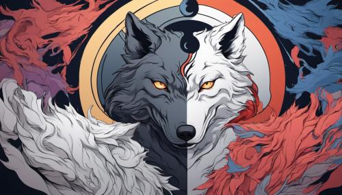 Wolf yin yang