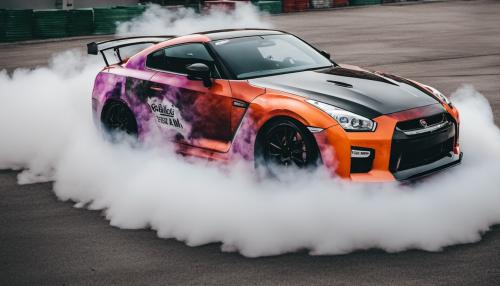 LoveGtr drifting cars coloured smoke