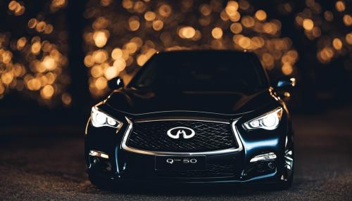 black infiniti q50 2018 model night stars