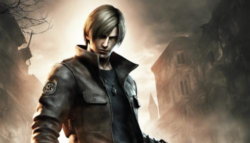 Resident evil 4 remake, Leon Kennedy, Dark, Cool