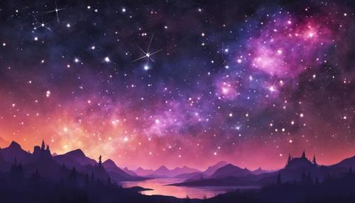 Beautiful Orion constellation bright fantasy