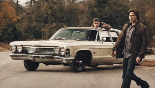 Sam and dean in their impala