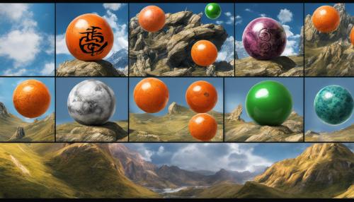 The 7 dragonballs uhd realistic 