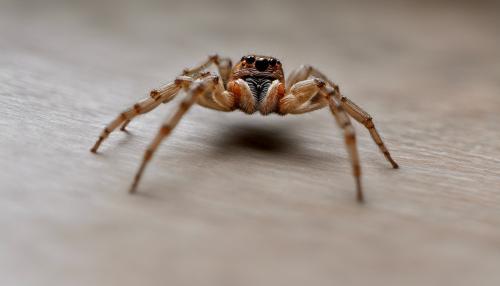 Spider doing karate