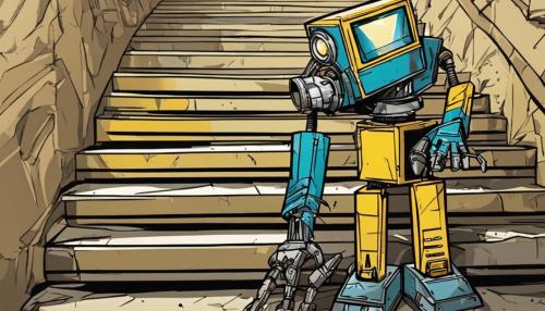 Claptrap on stairs