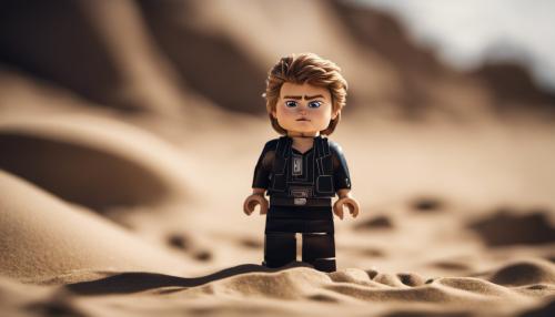 Anakin skywalker enjoying sand