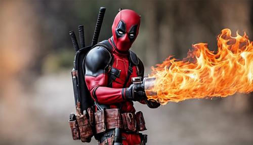 Real deadpool flames