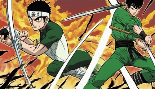 Rock lee vs zoro fierce face off