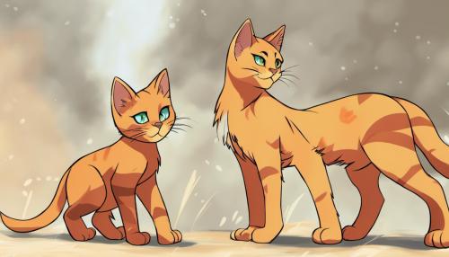 warrior cats firestar and sandstorm and their kits