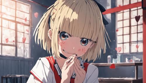 himiko toga, cute, lovely, heart broken