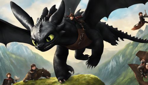 Toothless and hiccup vs bewilderbeast