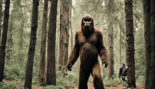 Tom delonge and bigfoot in the woods