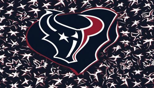 Houston Texans Logo with a black background