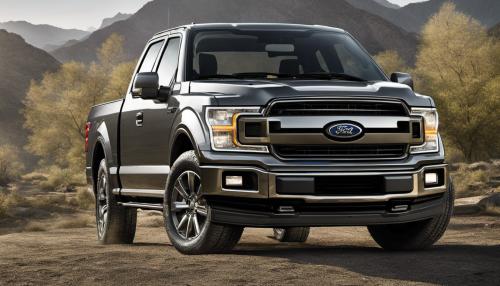 Ford F-150 Supercab Dark Gray in color 