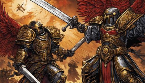 Sanguinius duels Horus lupercal Warhammer 40k