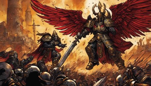 Sanguinius duels Horus lupercal Warhammer 40k