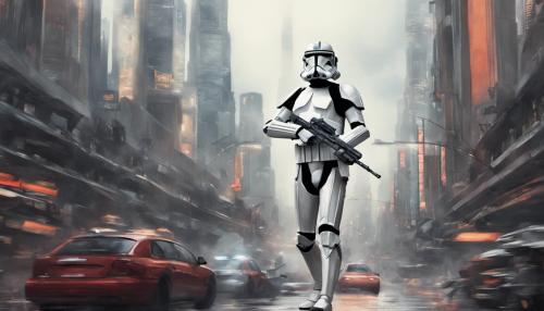 Clone trooper, aesthetic city