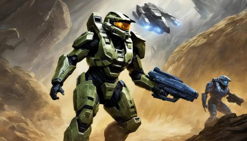 Halo master chief and the arbiter