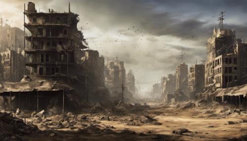 Apocalypse wasteland city