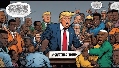 Donald Trump fighting black people