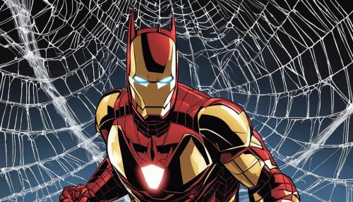 Batman iron man spider web