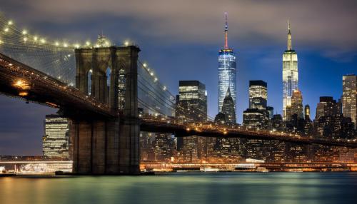 joint at new york skyline