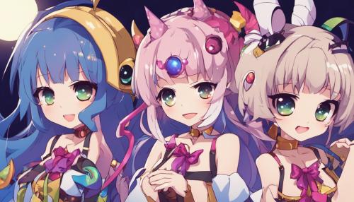 3 cute Monster girl harem