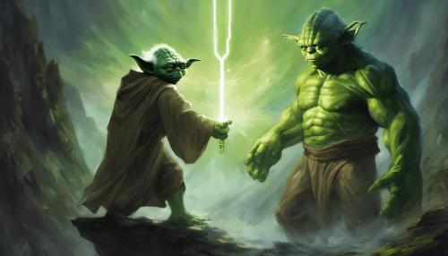 Yoda meets hulk